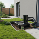 Dark Olive Green Premium Flat Underground 350 Litre Water Tank - V2 for Efficient Water Storage