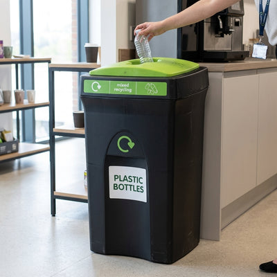 100 Litre Recycling Bin with Propeller Aperture