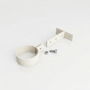Adjustable Aluminium Pipe Clip 76mm Diameter — RAL 9010