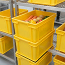 400 × 300 × 220mm 20L Euro Stacking Container, Food-Grade Polypropylene