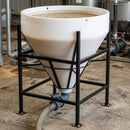 900L 60° Open-Top Cone Tank, UV-Stabilised Polyethylene