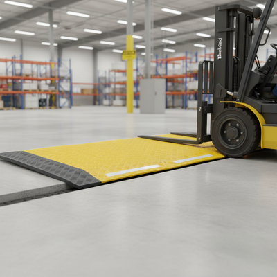 Premium End Ramps for Trench Coverage (Pair) - High Load Capacity