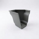Moulded Ogee Gutter Right Hand Stop End 125 x 100mm — RAL 7037