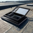 AOV Rooflight 1000x1000mm Mill Finish Smoke Vent