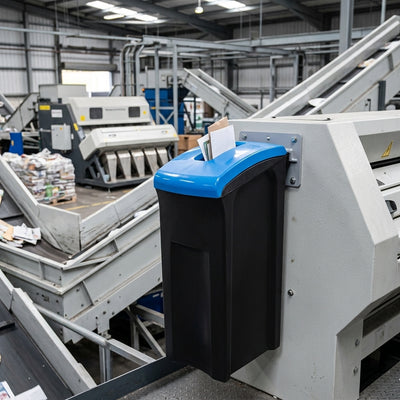 82 Litre Recycling Bin with Slot Aperture — Slimline MDPE