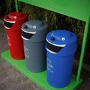 90 Litre Face Litter Bin Polyethylene Multiple Colours (view 2)