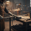 Dark Slate Gray Premium Steel Flat Bar 20 x 2mm x 1m for DIY and Construction