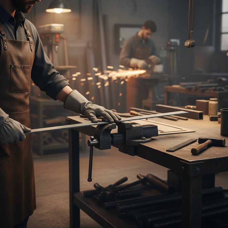 Dark Slate Gray Premium Steel Flat Bar 20 x 2mm x 1m for DIY and Construction