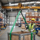 Dim Gray 60mm Premium Duplex Flat Sling with 2000kg Working Load Limit