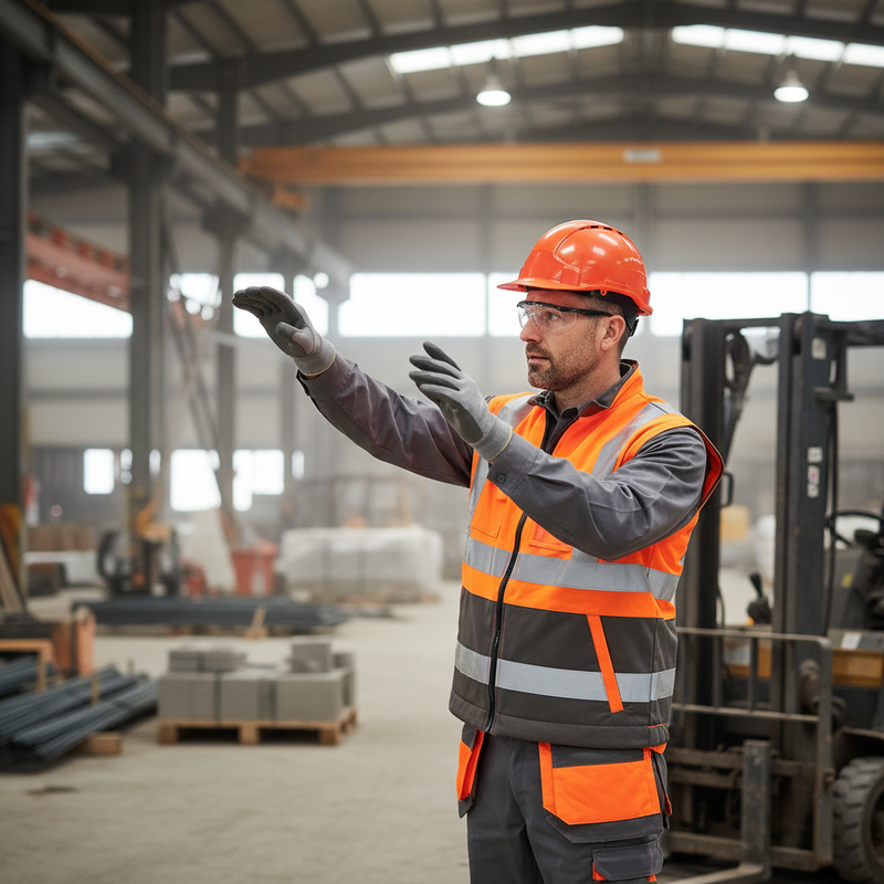 Dim Gray Premium Reversible Hi-Visibility Interactive Bodywarmer - Orange/Grey