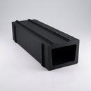 Aluminium Coping Fixing/Joint Brackets 1500mm Centres — Textured Black