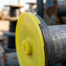 DN 125 Full Face Flange Protector - 246mm, Yellow LDPE (view 2)