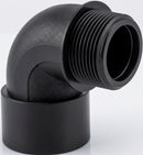90° Polypropylene Elbow Fitting 1½ BSP M x 1½ BSP F (view 2)