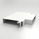 Aluminium Coping T-Junction – Secret Fix Wall Detail — RAL 9016