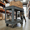 Plastic Service Trolley with 2 Deep Trays – 225kg Capacity