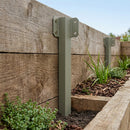 Sleeper Pin Straight Bracket 440mm x 2mm Olive Grey
