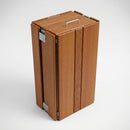 Wooden Litter Bin 100 Litre with Galvanised Steel Frame (view 2)