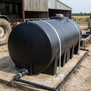 10000 Litre Horizontal Polyethylene Water Tank, 2" BSP Outlet