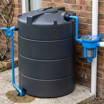 2500L Polyethylene Water Tank with Rainwater Harvesting Kit