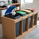 25 Litre Lift Bin with Coloured Lid - Dark Grey Base