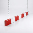 Aluminium Height Restrictor Bar 2000-5000mm Red White (view 2)