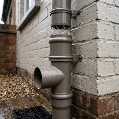 76mm Diameter Traditional Aluminium Downpipe Bends 92.5° & 112.5°