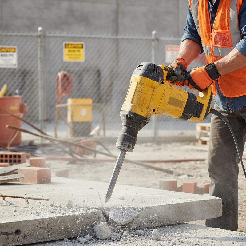 Rosy Brown Premium Moil Point Heavy Duty Breaker Steels - Multiple Sizes Available