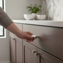 Premium Hexagonal Bar Metal Knobs 40mm - Durable Handles for Furniture and Cabinets