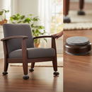 Premium 60mm Round Castor Cups with Felt Base for Floor Protection and Stability