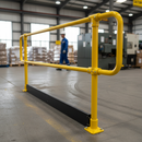 Slate Gray Premium Ready-Made Mid Post with 500mm Horizontal Rail Centres for Quick Installation