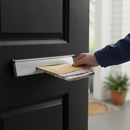 Premium 12-Inch Internal Draught Excluder Letterbox for 20-40mm Doors with Advanced Weather Protection and Smooth Operation