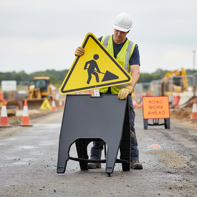 Premium 600 x 450mm Sign Frame for Road Traffic Use