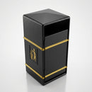 112 Litre Glass Fibre Composite Litter Bin with Hinged Door (view 2)