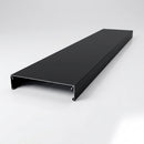 Aluminium Coping Length 3m - Secret Fix Powder Coated — RAL 9005