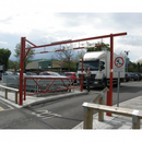 Dark Slate Gray Heavy Duty Swing Height Vehicle Restrictor with Swing Gate