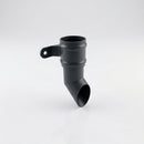 Traditional Aluminium Downpipe Shoe 63mm Diameter — RAL 7021