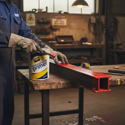 Premium Anti-Corrosive Primer 5L - Red for Metal Protection
