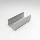 Aluminium Box Gutter Length 135×100mm 3m Marine Grade — RAL 9006