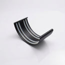 Half Round Aluminium Gutter Jointer 125mm Marine Grade — Textured Black