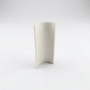 63mm Diameter Aluminium Downpipe Access Plate — RAL 9010