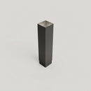 Aluminium Flush Joint Downpipe Sample — RAL 7022 / 72x72mm