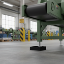 Slate Gray Premium Shock Absorber Pad for Guard Rail Systems - 146 x 166 x 50mm