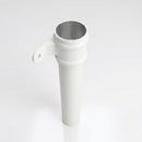 Traditional Aluminium Downpipe 76mm Diameter × 3m Eared Socket — RAL 9016