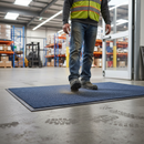 Light Slate Gray Heavy Duty Scraper Mat - Professional Grade for High Traffic Areas