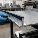 Square Rubber Edge Protector 8x10mm for 6mm Panels - 1m EPDM