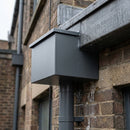 300×250×200mm Aluminium Hopper Head, 76mm Flush Joint
