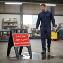 Dim Gray Premium Custom 600 x 450mm Q-Sign for Road Traffic