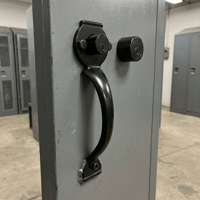 Black Steel Handle for Premium Locks