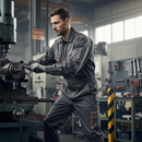 Dark Slate Gray Premium Protective Work Overalls for Multi-Industry Use