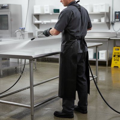 Waterproof Heavyweight PVC Apron 42" x 36" Pack of 10 - Professional